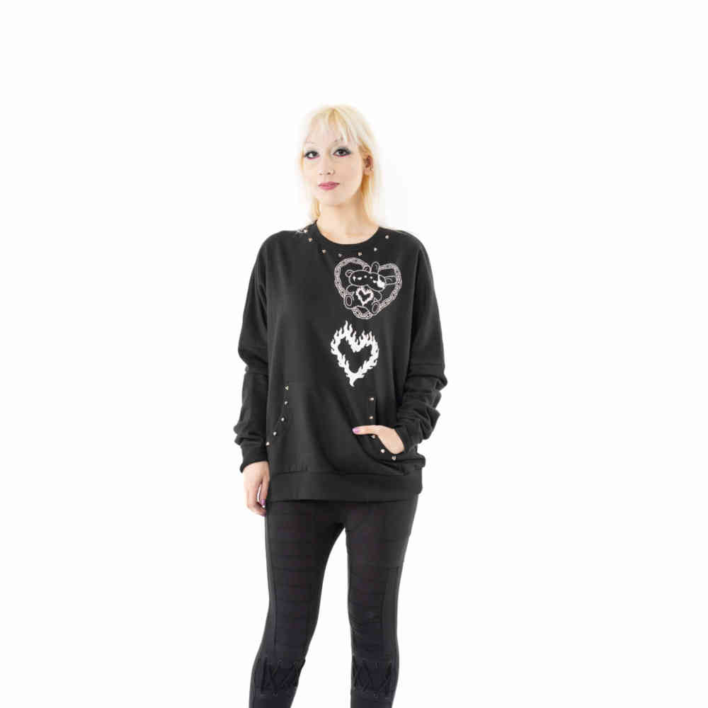 Heartless - Hanoa Gebreide trui - Zwart